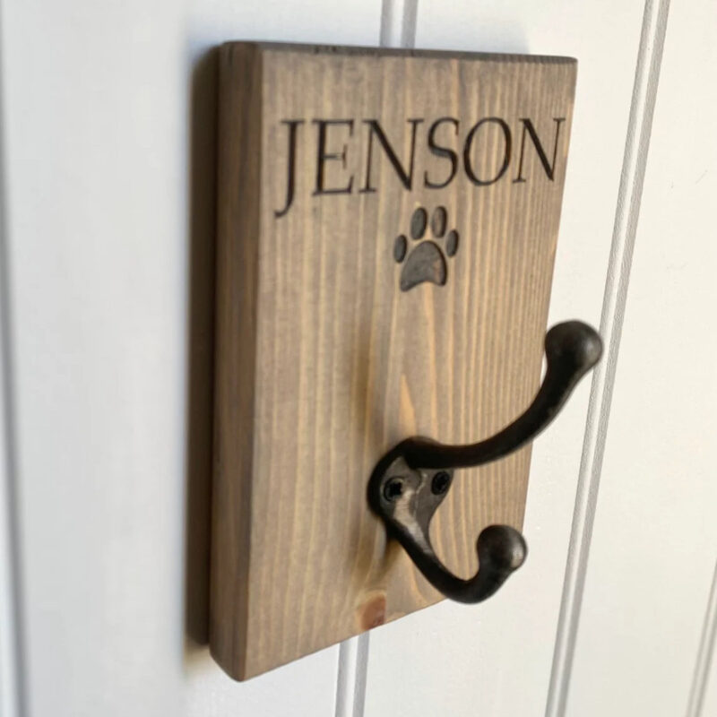 Personalised dog hook