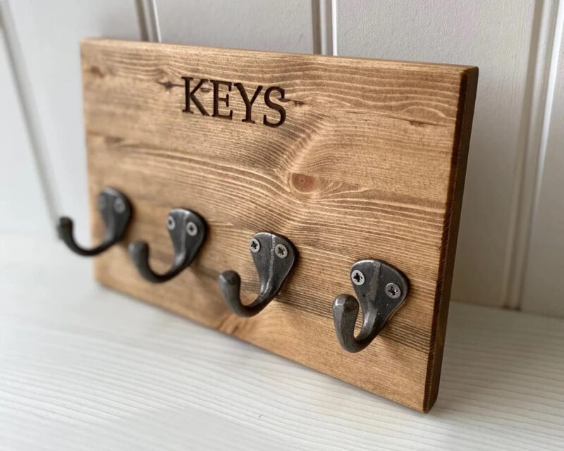 Our Little Red Barn | Key Hook Rail 3