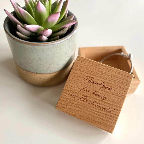 Our Little Red Barn | Personalised Oak Box