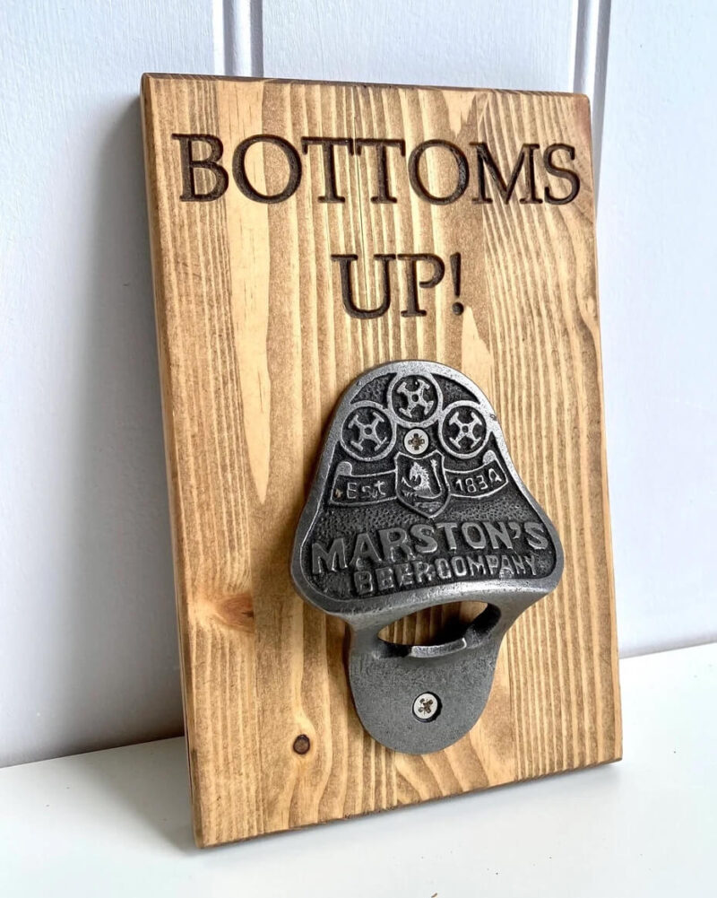 Our Little Red Barn | Personalised Wall Mounted Bottle Opener