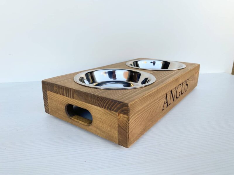 Personalised Cat/Small Dog Bowl Feeder - Image 3