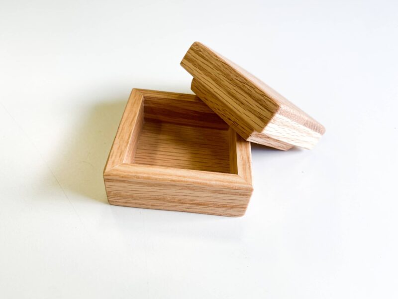 Personalised Oak Ring Box - Image 3