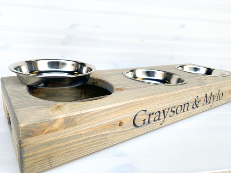 Personalised Cat/Small Dog Feeding Station - Image 6