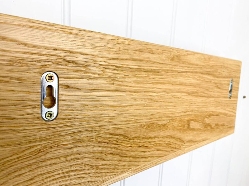 Solid Oak Children's Coat Rail - Image 3