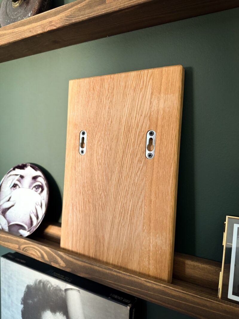 5 Year Solid Oak Anniversary Plaque - Image 2