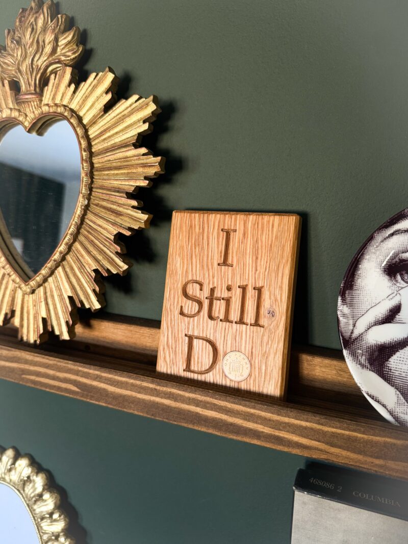 7 Year Copper Anniversary “I Still Do” 1p Plaque - Image 6