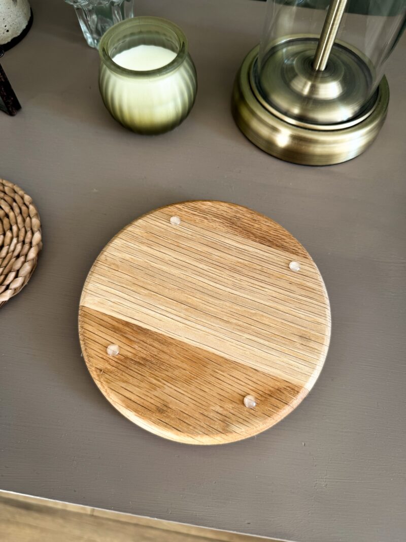 Personalised Solid Oak Trinket Dish - Image 4