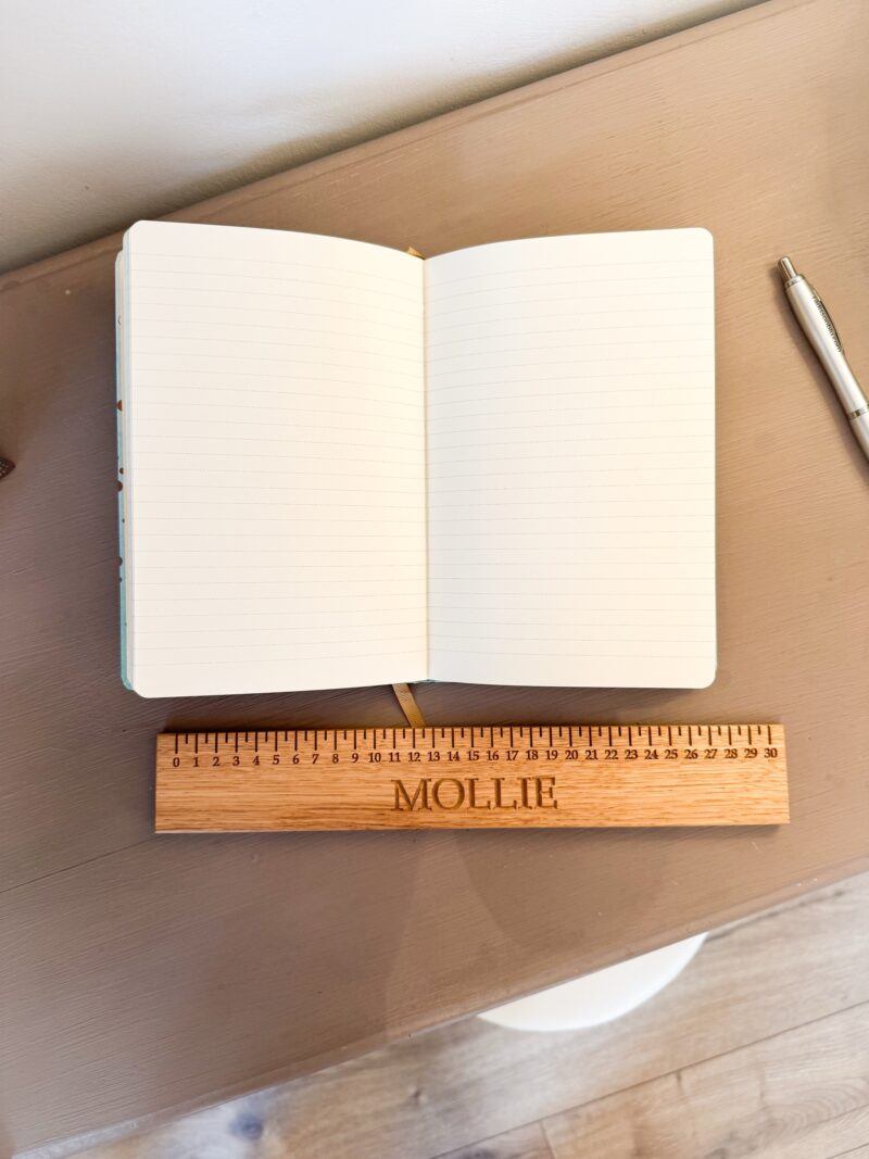 Solid Oak Personalised 30cm Ruler - Image 5